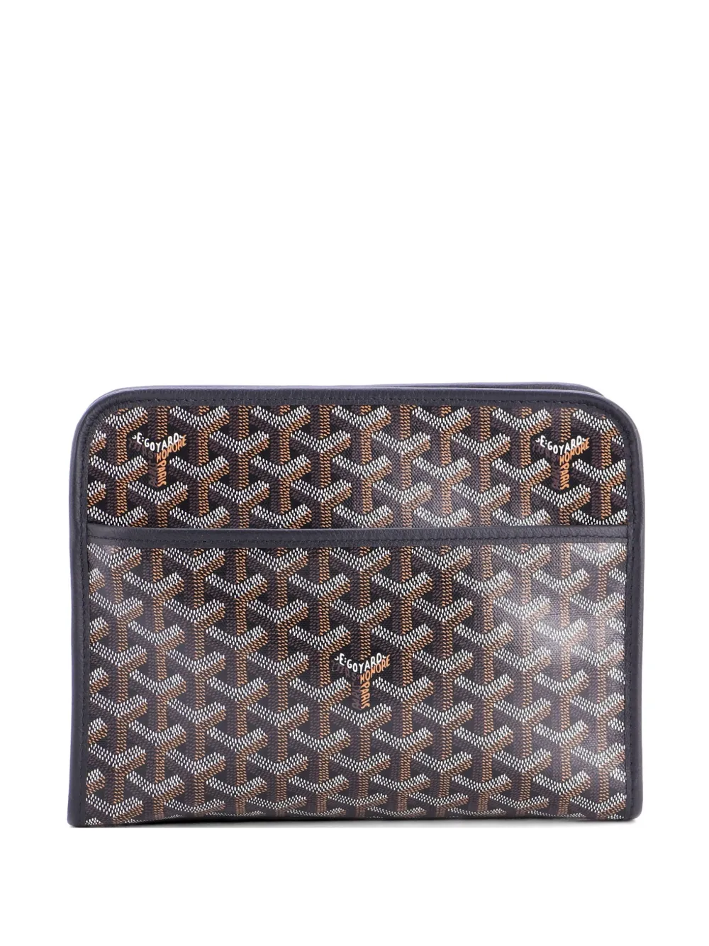 Goyard Pre-Owned Jouvence Toiletry Pouch Coated Canvas MM clutch bag - Nero