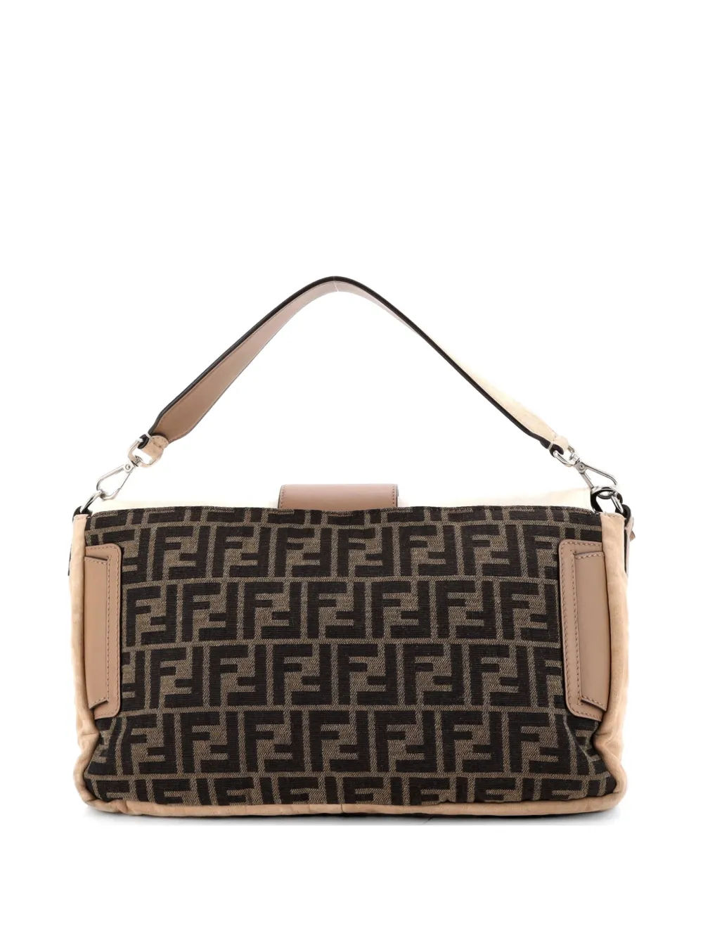 Fendi Pre-Owned バゲット ズッカ＆ペカン キャンバス ウィズ ズッカ