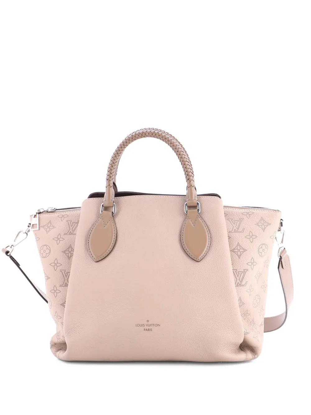 Louis Vuitton Pre-Owned Haumea Handbag Mahina Leather satchel - Toni neutri