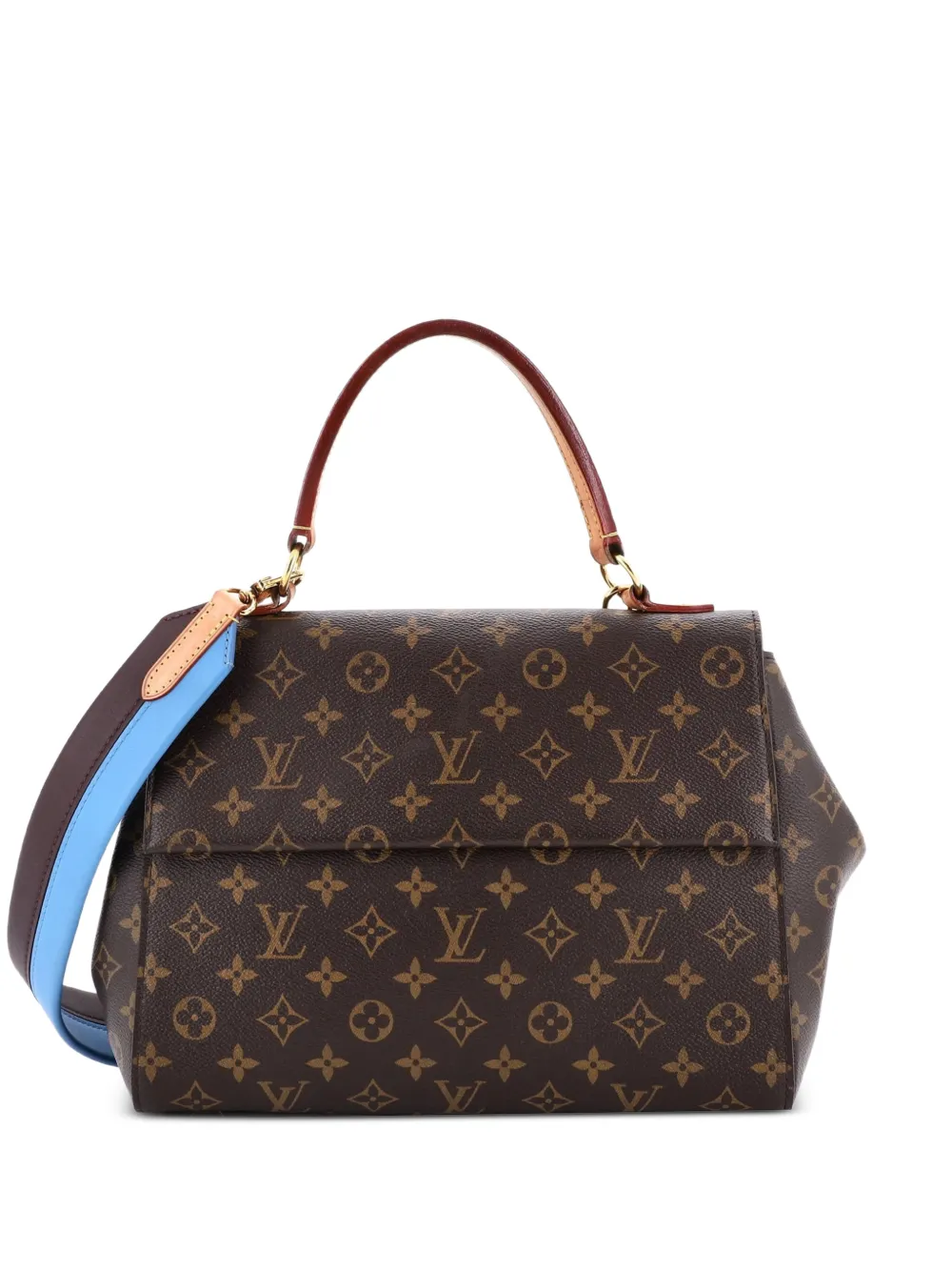 Louis Vuitton Pre-Owned Cluny Top Handle Bag Monogram Canvas MM shoulder bag - Marrone