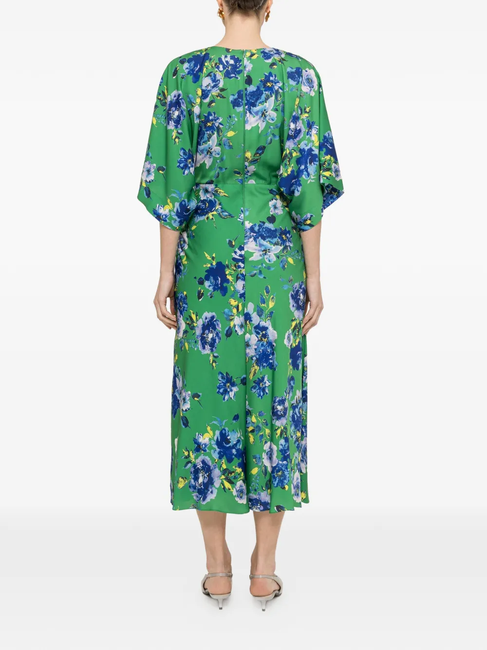 NISSA Midi-jurk met print Groen
