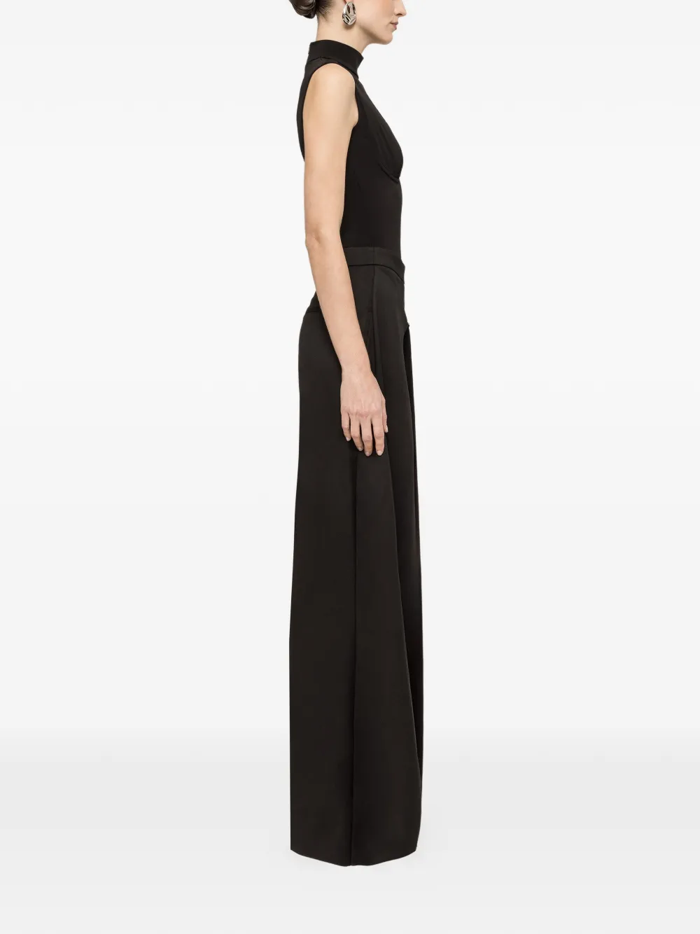 NISSA Romper met hoge hals Zwart