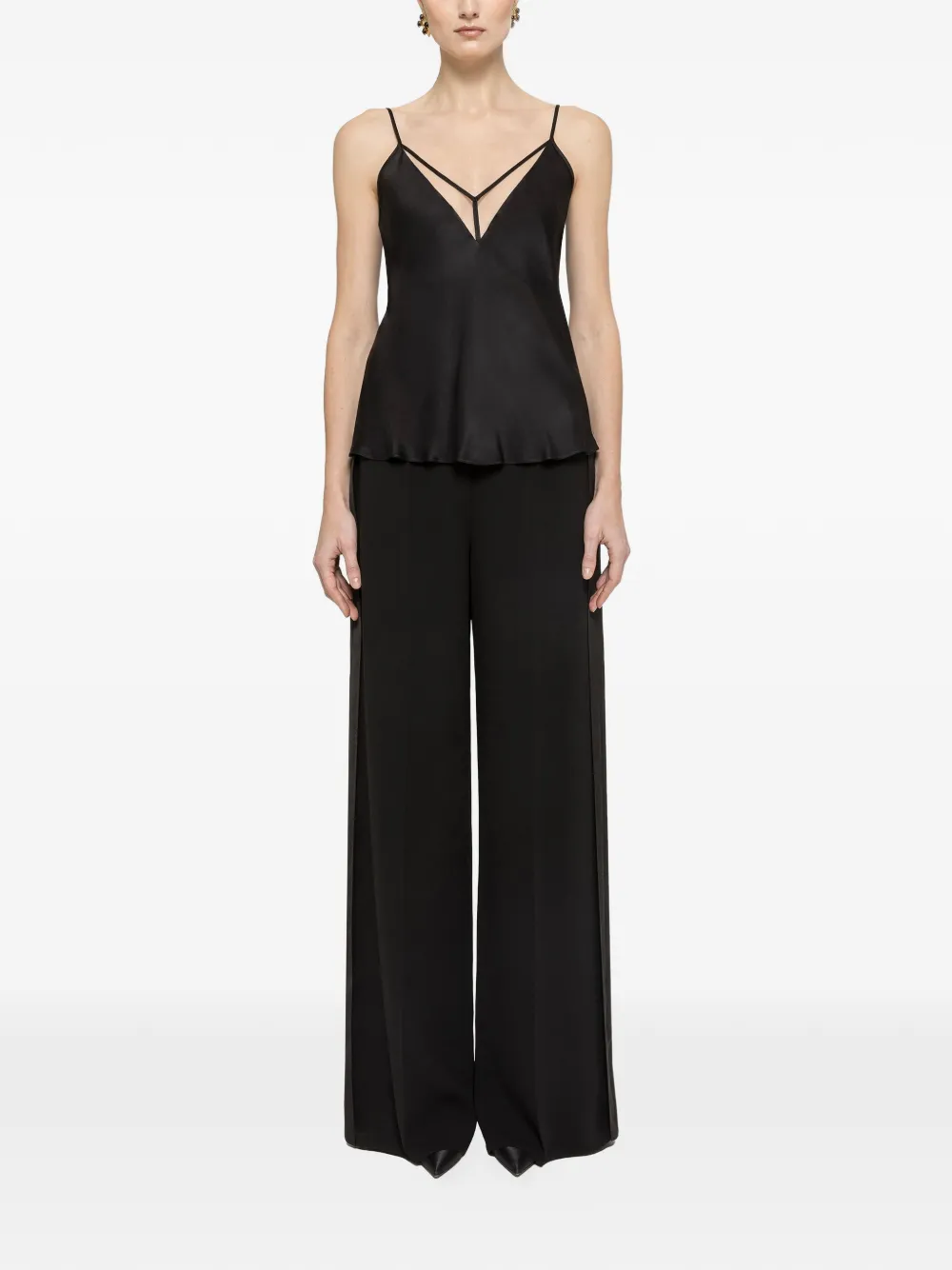 Nissa Tulle Insert Top - Black 