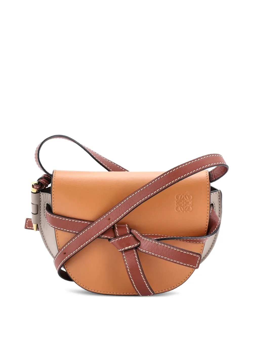 Loewe Pre-Owned Gate Shoulder Bag Leather Small crossbody bag - Marrone