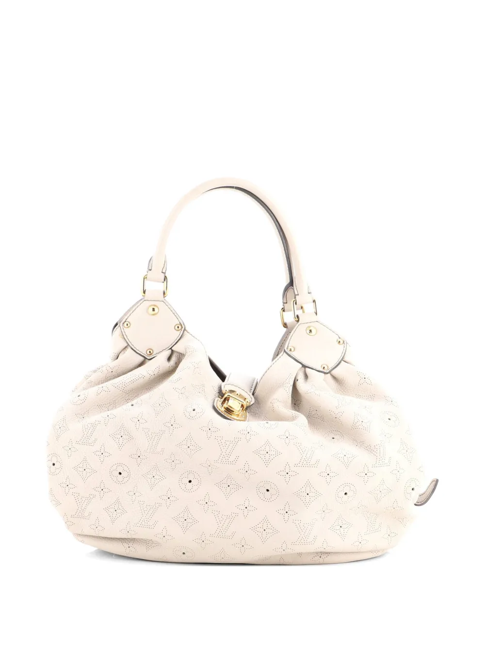 Louis Vuitton Pre-Owned L Mahina Leather hobo bag - Toni neutri