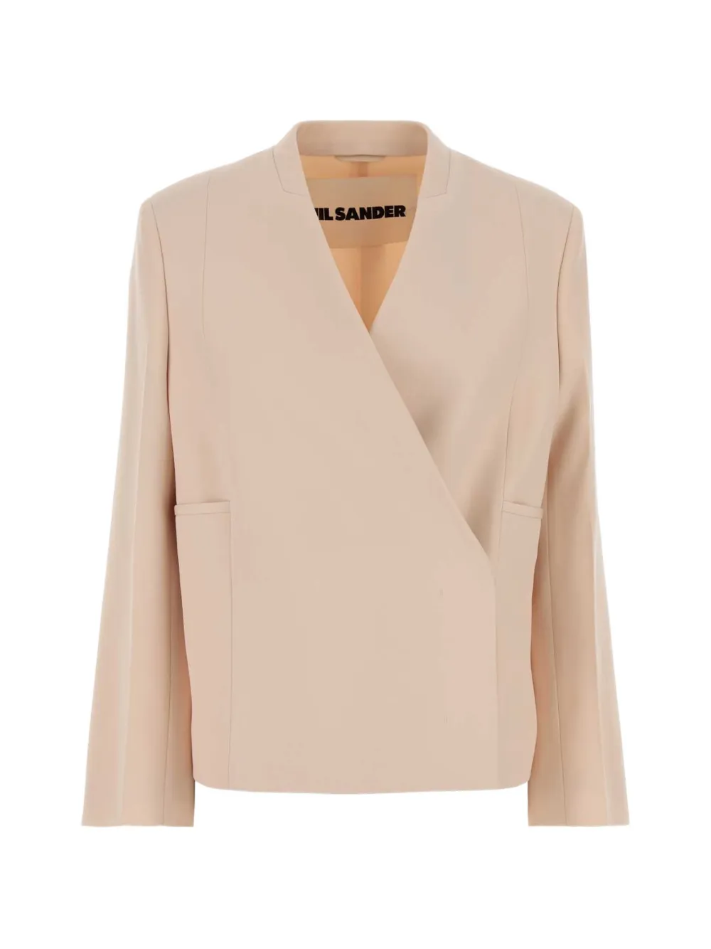 Jil Sander wool blazer - Nude