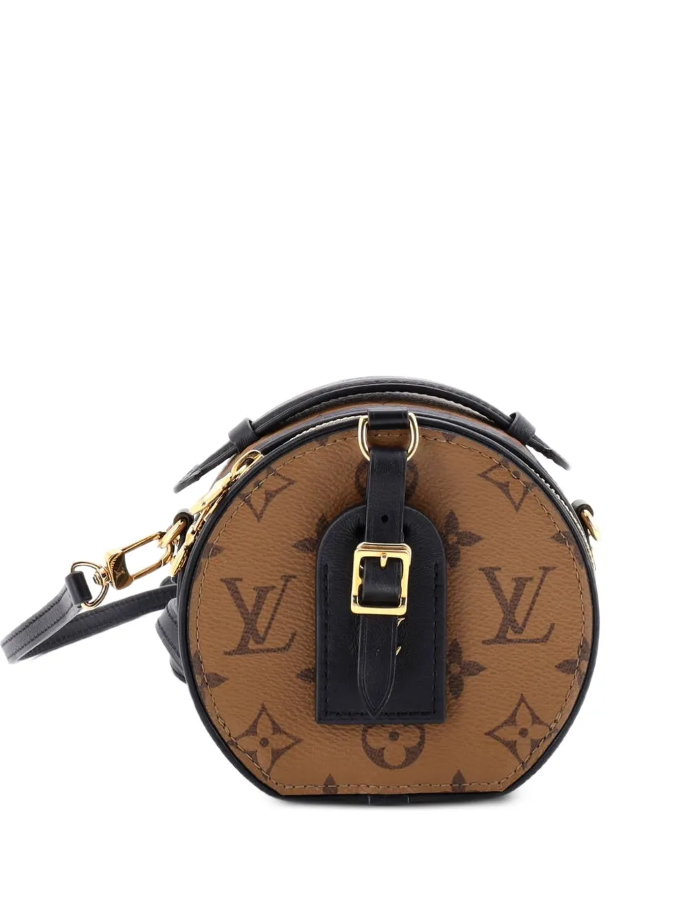 Louis Vuitton Pre-Owned Mini Boite Chapeau Bag Reverse Monogram Canvas crossbody bag - Braun