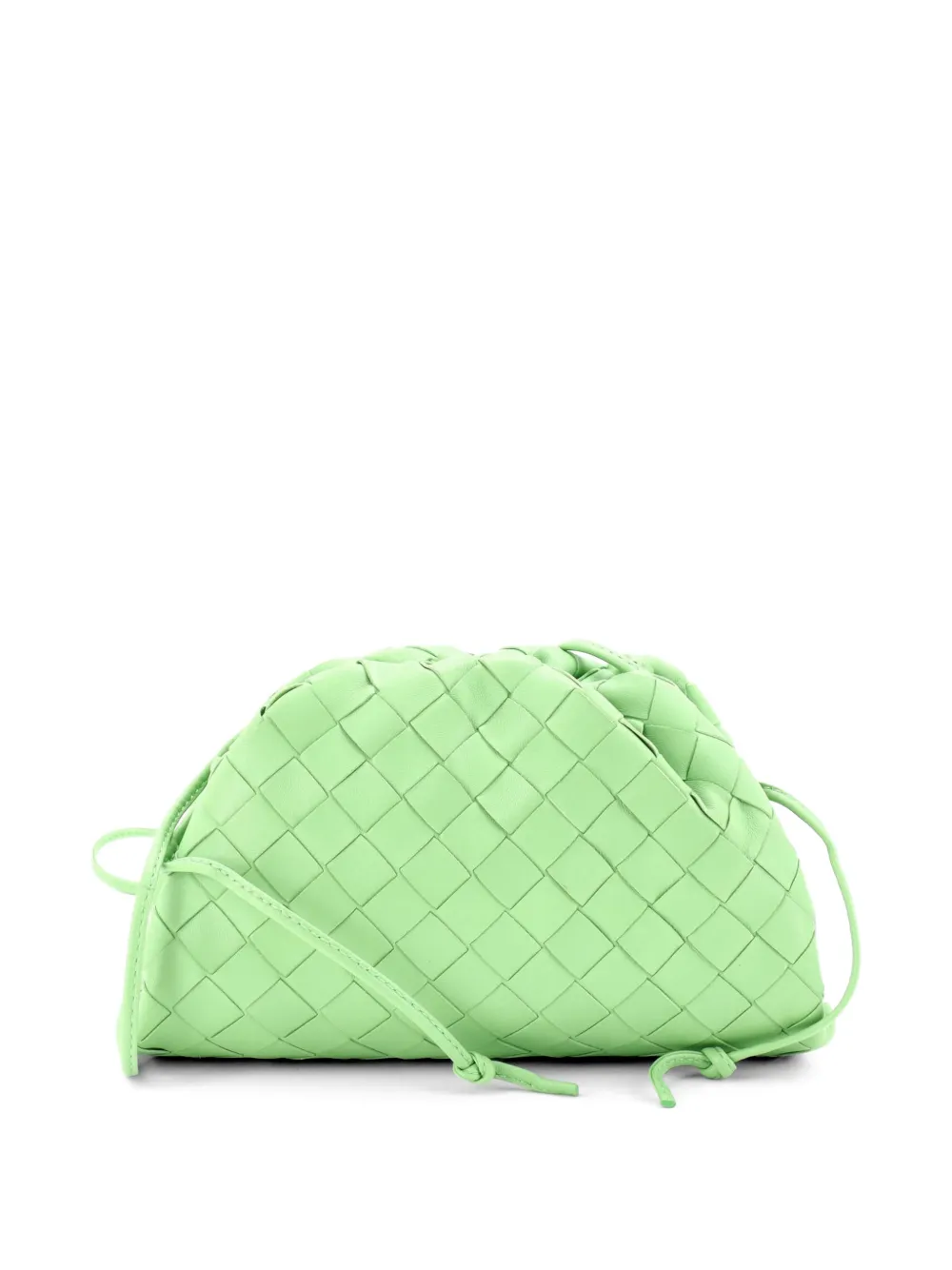 Bottega Veneta Pre-Owned The Pouch Intrecciato Nappa Mini crossbody bag - Verde