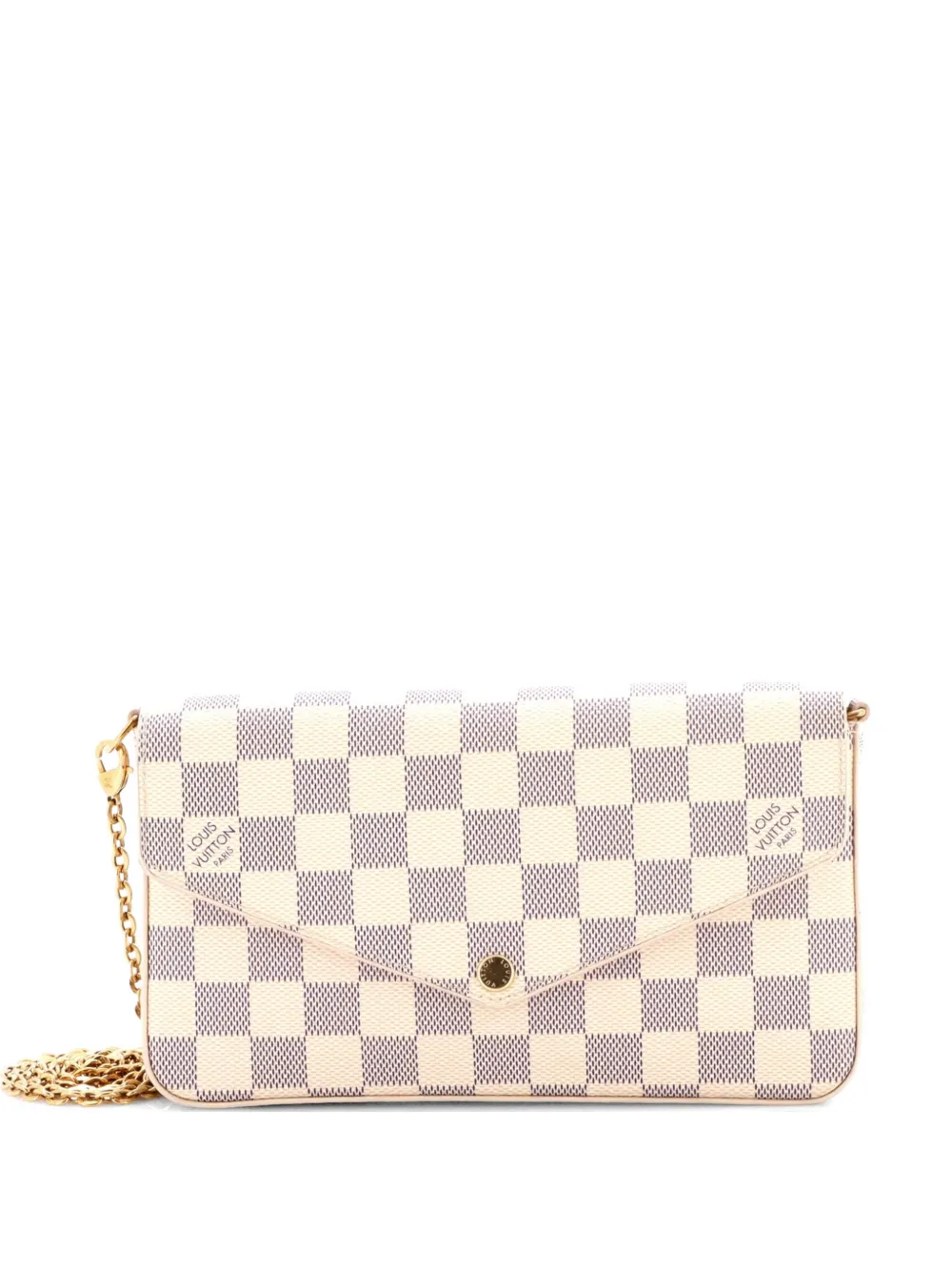 Louis Vuitton Pre-Owned Felicie Pochette Damier crossbody bag - White