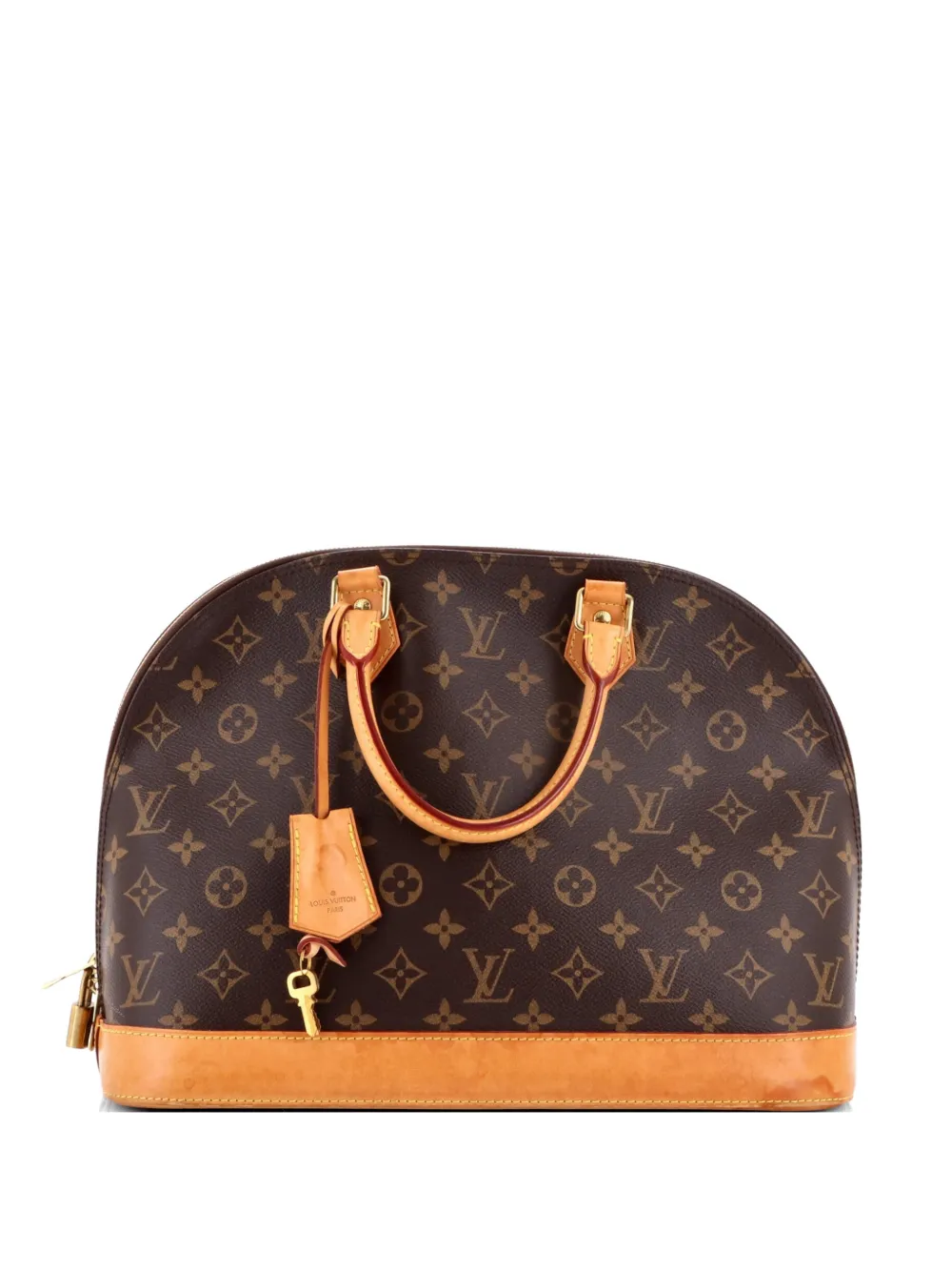 Louis Vuitton Pre-Owned Alma Handbag Monogram Canvas MM satchel - Braun