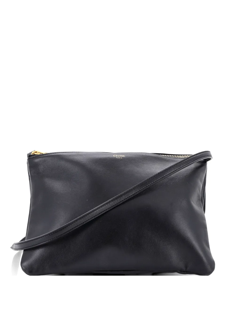 Celine Pre-Owned Trio Leather Large crossbody bag - Nero