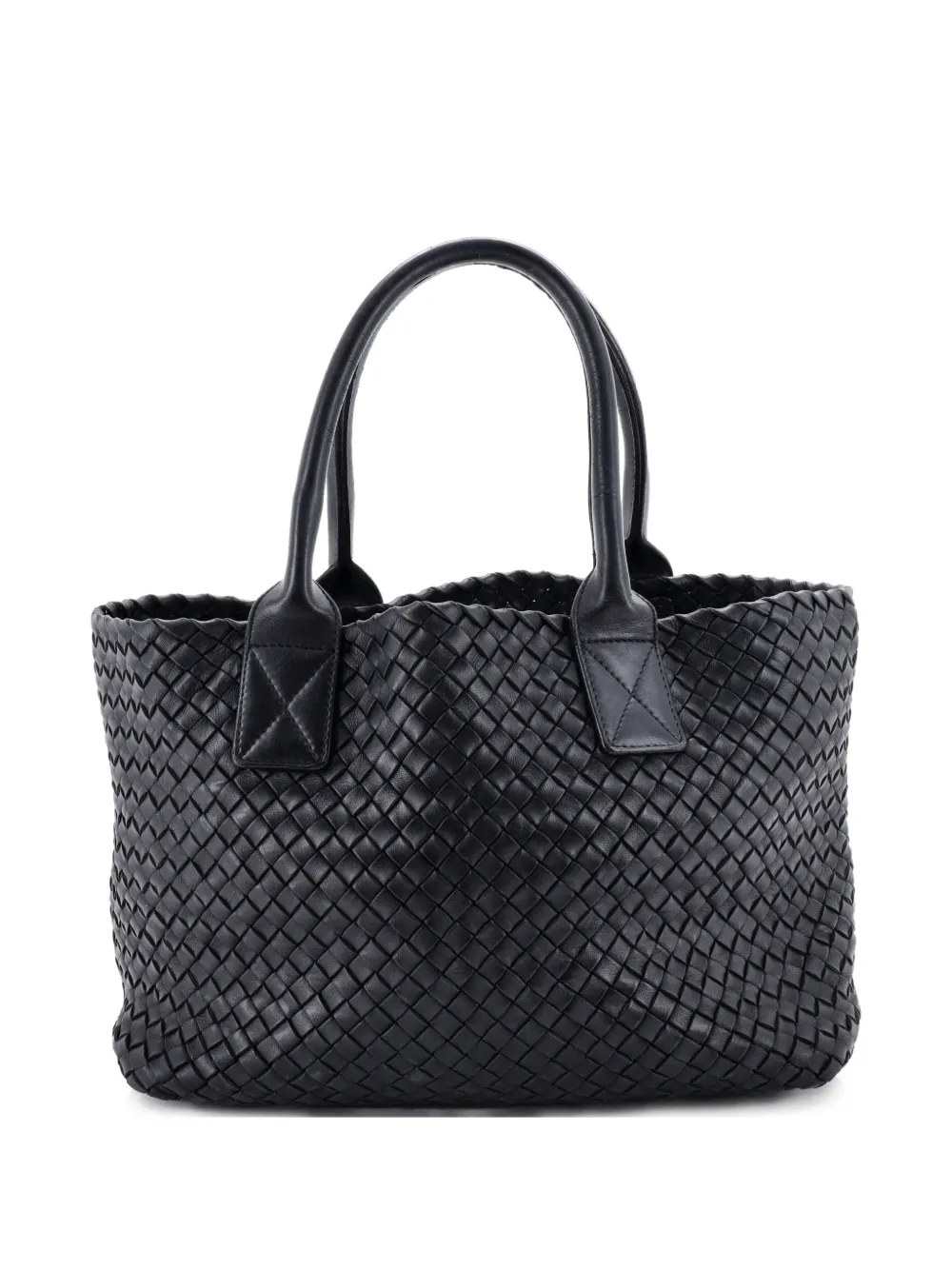 Bottega Veneta Pre-Owned Cabat Intrecciato Nappa Medium tote bag - Black