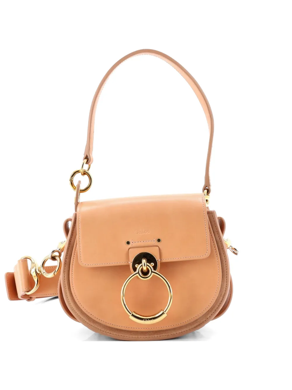 Chloé Pre-Owned Tess Bag Leather Small shoulder bag - Toni neutri
