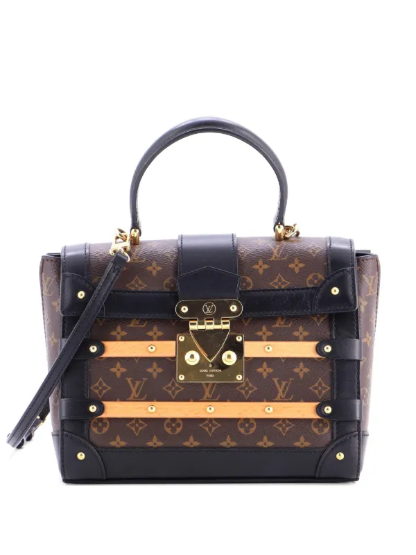 Louis Vuitton Pre-owned Trianon Handbag Monogram Canvas PM Satchel in Brown