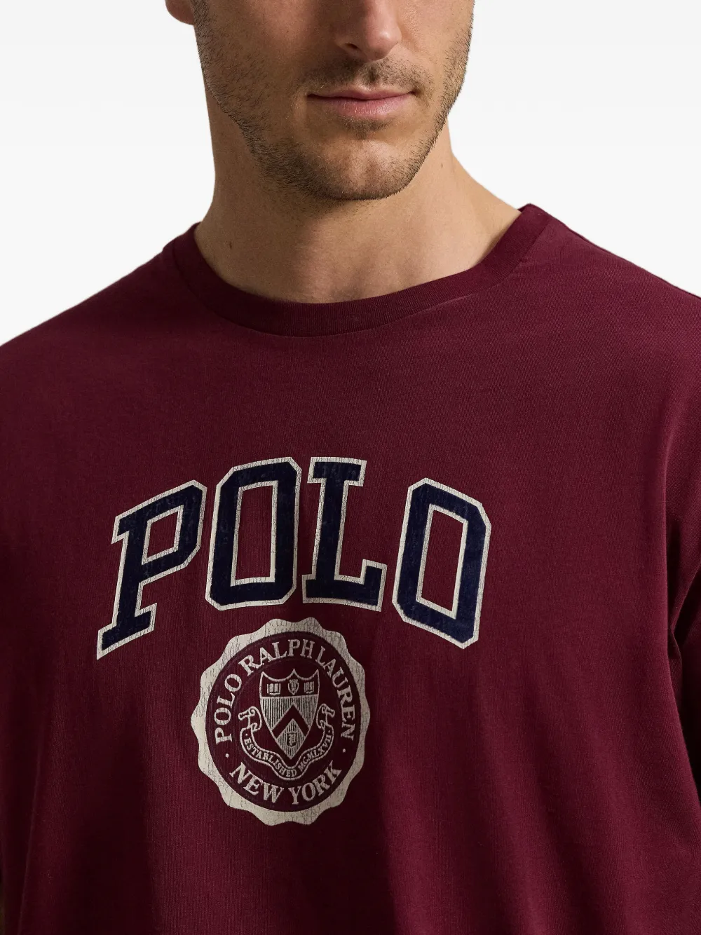 Polo Ralph Lauren T-shirt met logoprint Rood