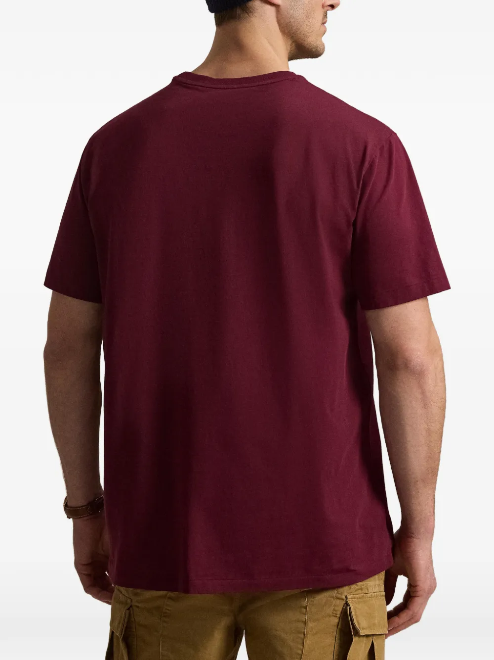Polo Ralph Lauren T-shirt met logoprint Rood