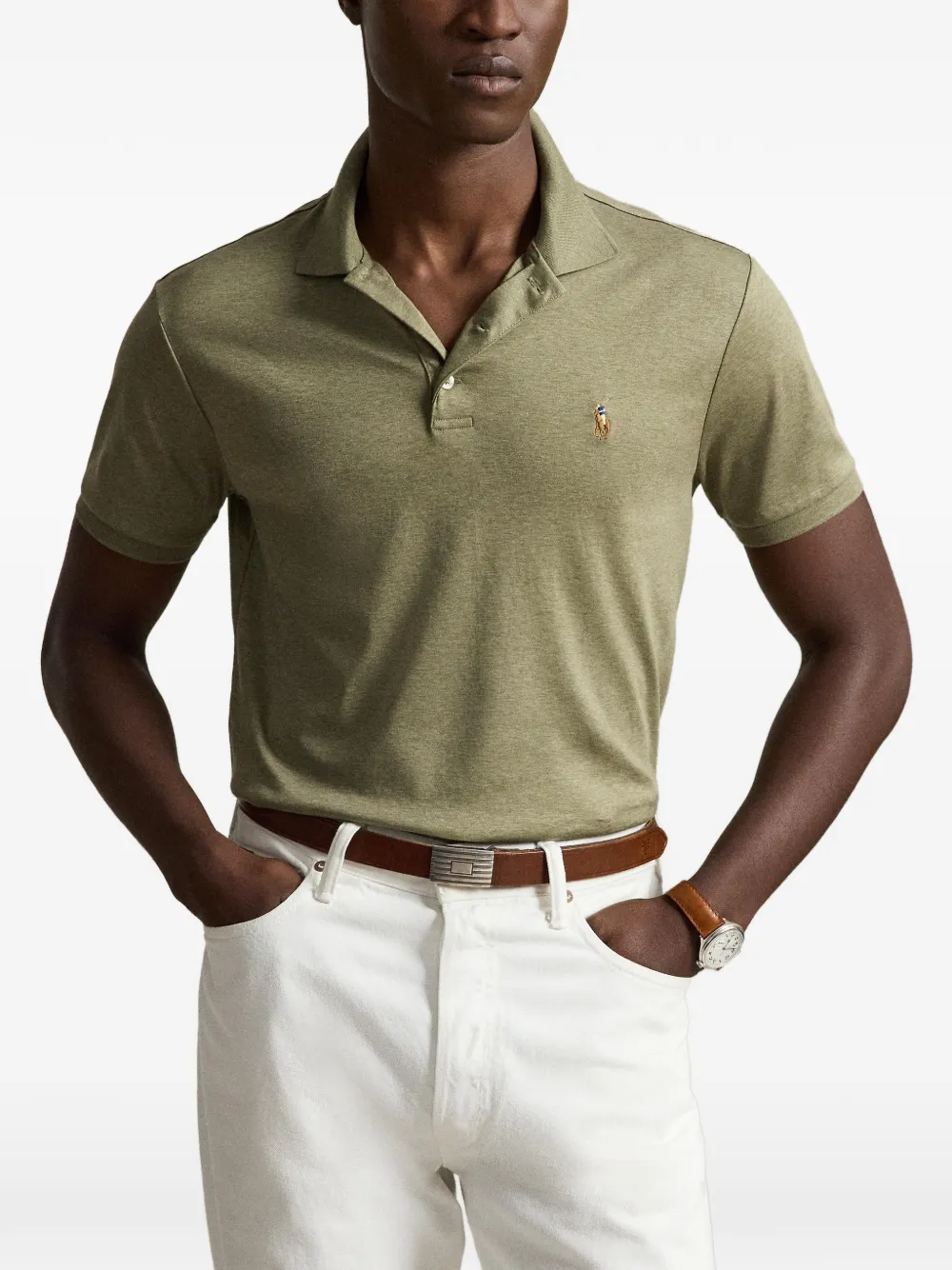 Polo Ralph Lauren Poloshirt met pony patroon Groen