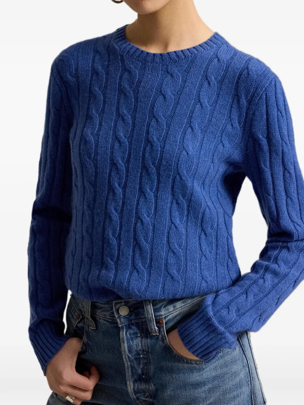 Polo Ralph Lauren Kasjmier sweater Blauw