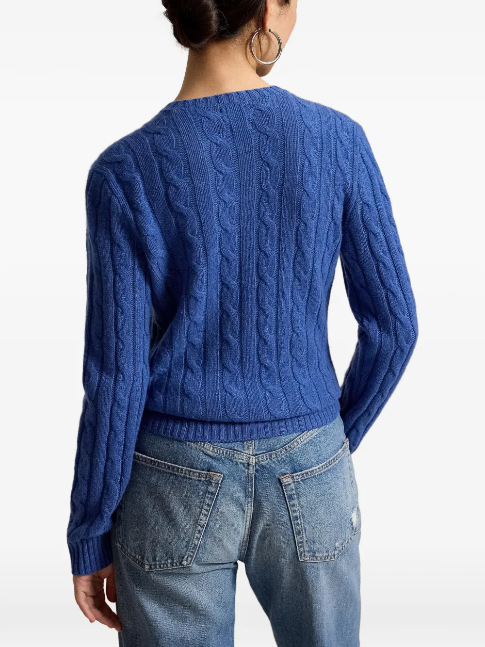 Polo Ralph Lauren Kasjmier sweater Blauw
