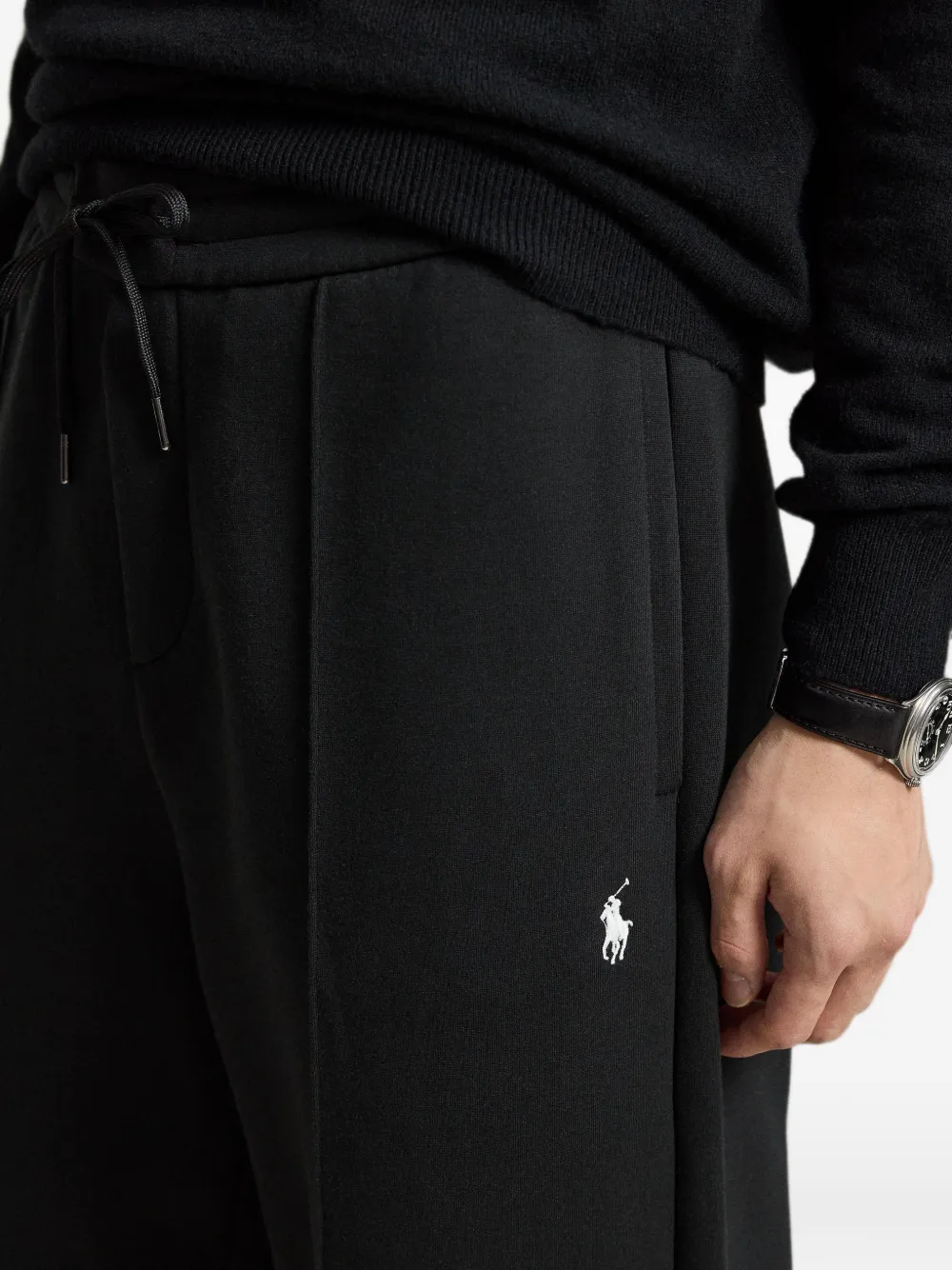 Polo Ralph Lauren Trainingsbroek met geborduurd logo Zwart