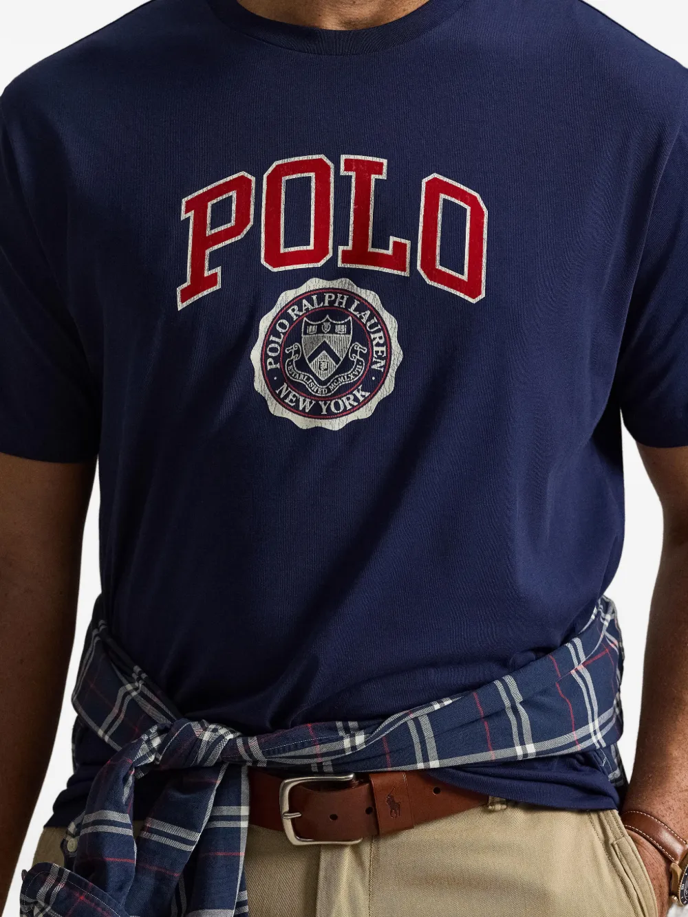 Polo Ralph Lauren T-shirt met logoprint Blauw