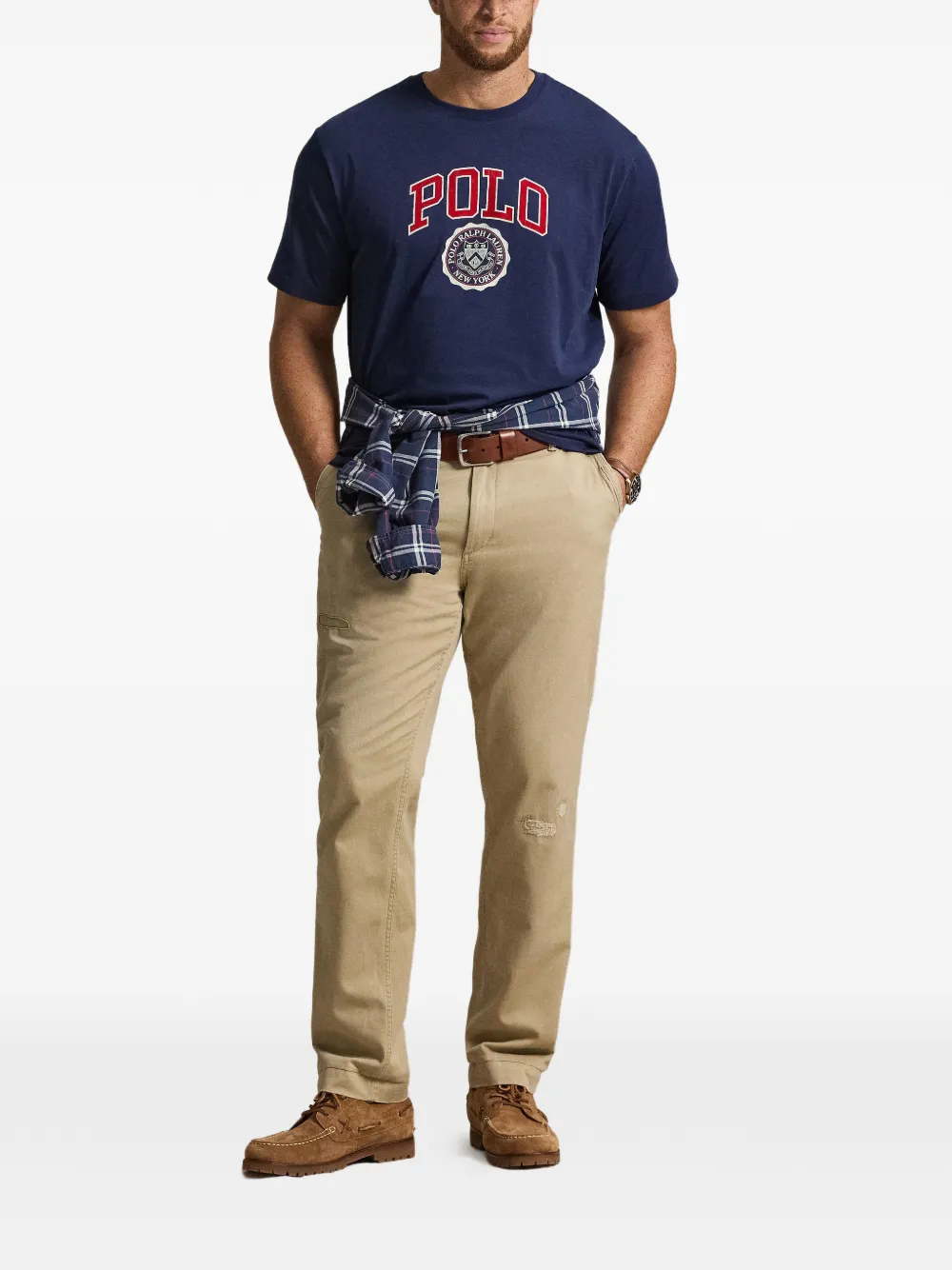 Polo Ralph Lauren T-shirt met logoprint Blauw