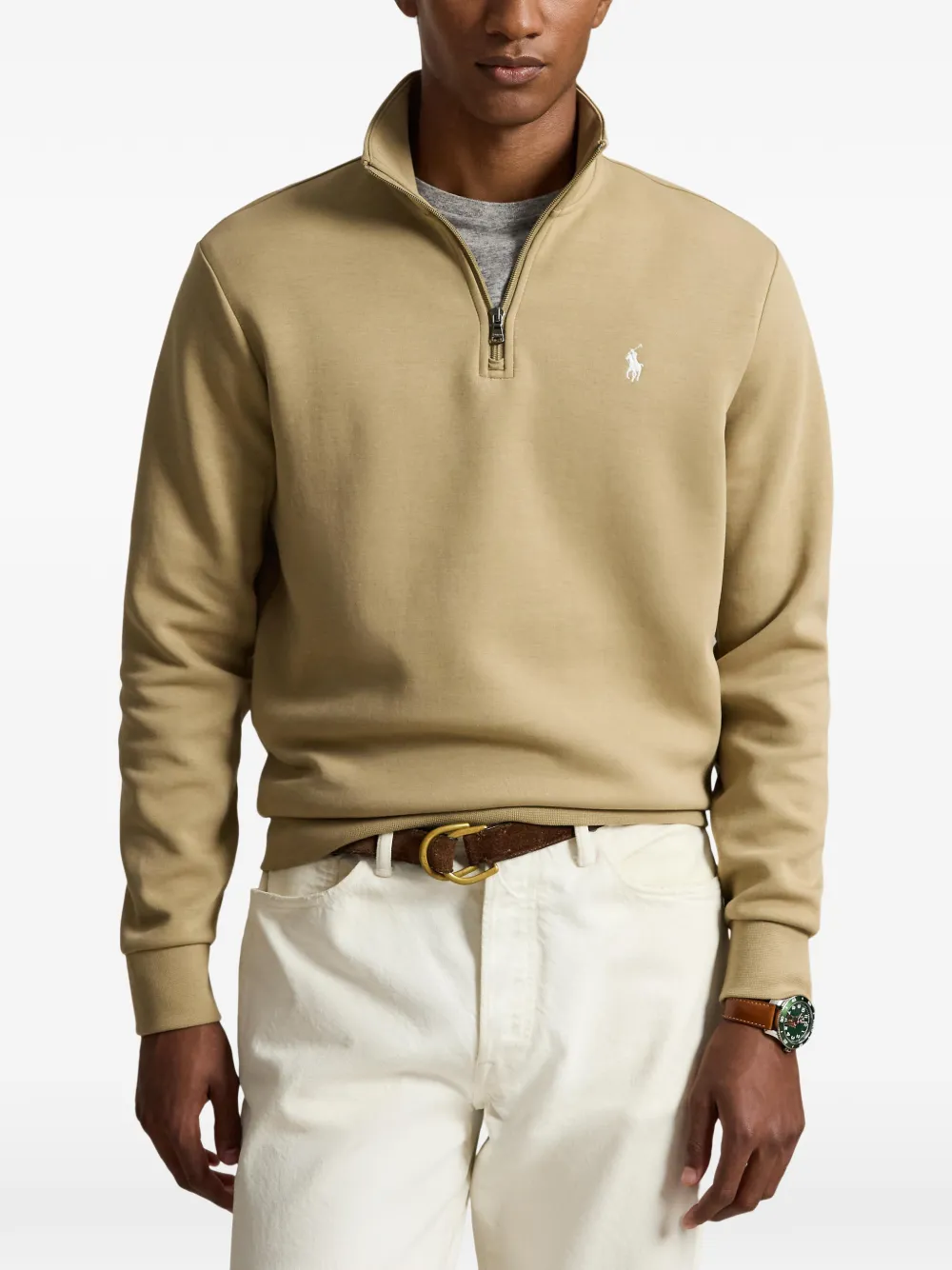 Polo Ralph Lauren Sweater met Pony-borduurwerk Beige
