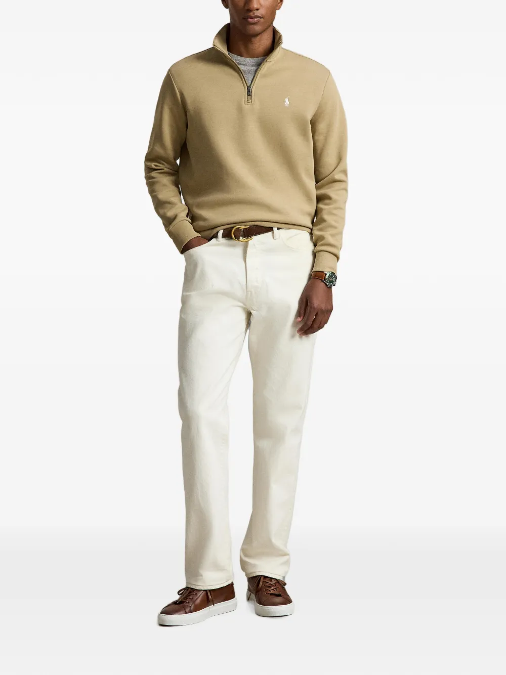 Polo Ralph Lauren Sweater met Pony-borduurwerk Beige