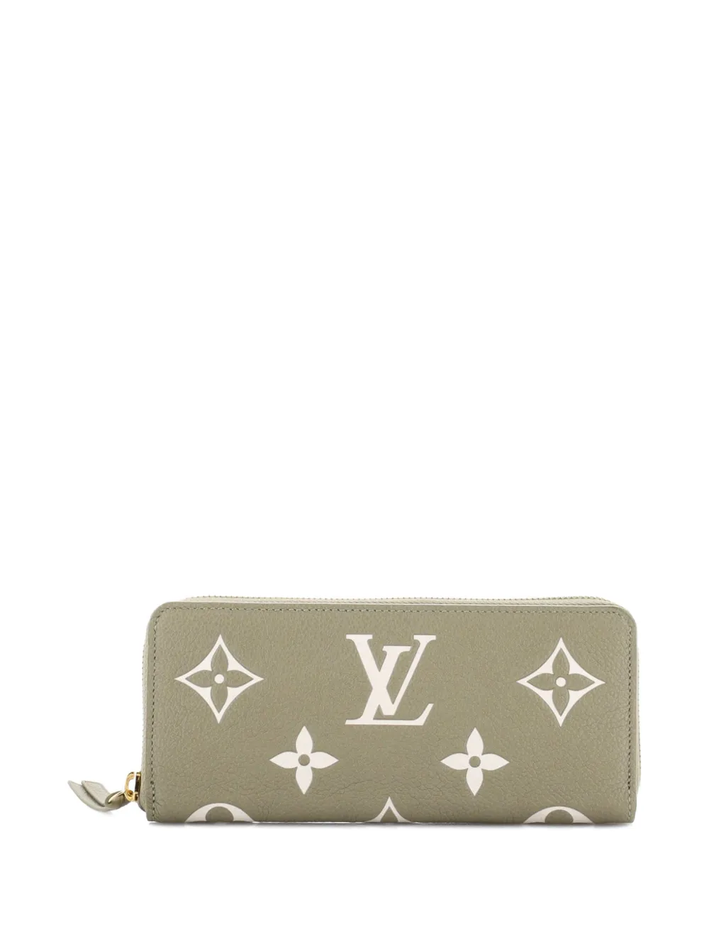 Louis Vuitton Pre-Owned Clemence Wallet Bicolor Monogram Empreinte Giant small wallets - Verde