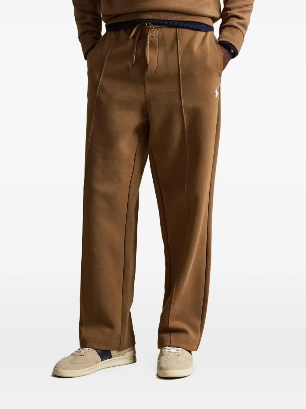 Polo Ralph Lauren Straight trainingsbroek met trekkoordtaille Bruin