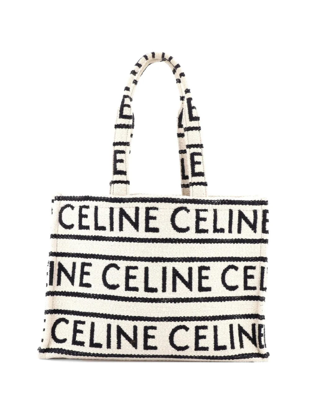Celine Pre-Owned Cabas Thais Logo All Over Textile Large tote bag - Toni neutri