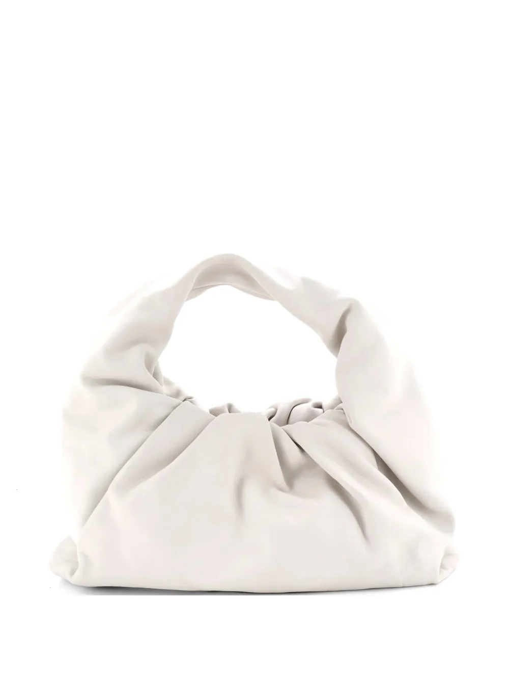 Bottega Veneta Pre-Owned The Shoulder Pouch Leather Medium hobo bag - White