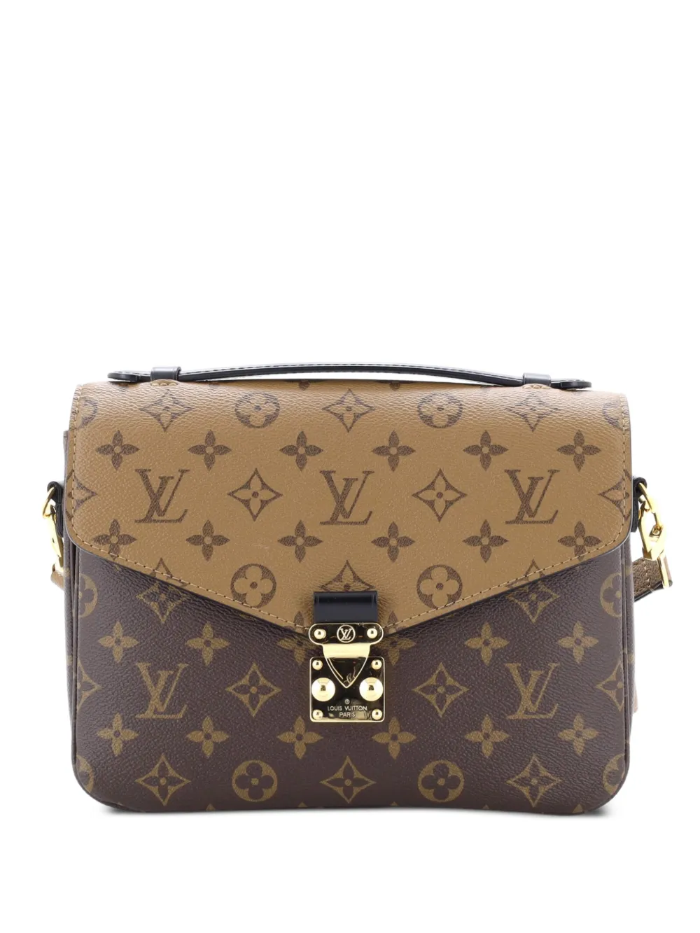 Louis Vuitton Pre-Owned Pochette Metis Reverse Monogram Canvas crossbody bag - Brown