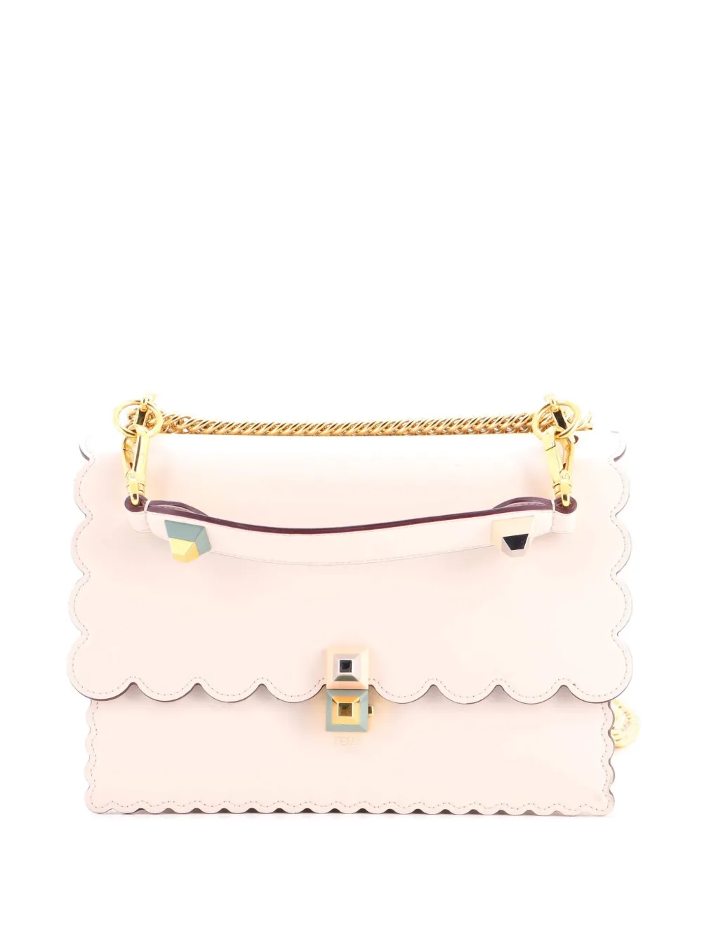 Fendi Pre-Owned Kan I Bag Leather Medium shoulder bag - Toni neutri