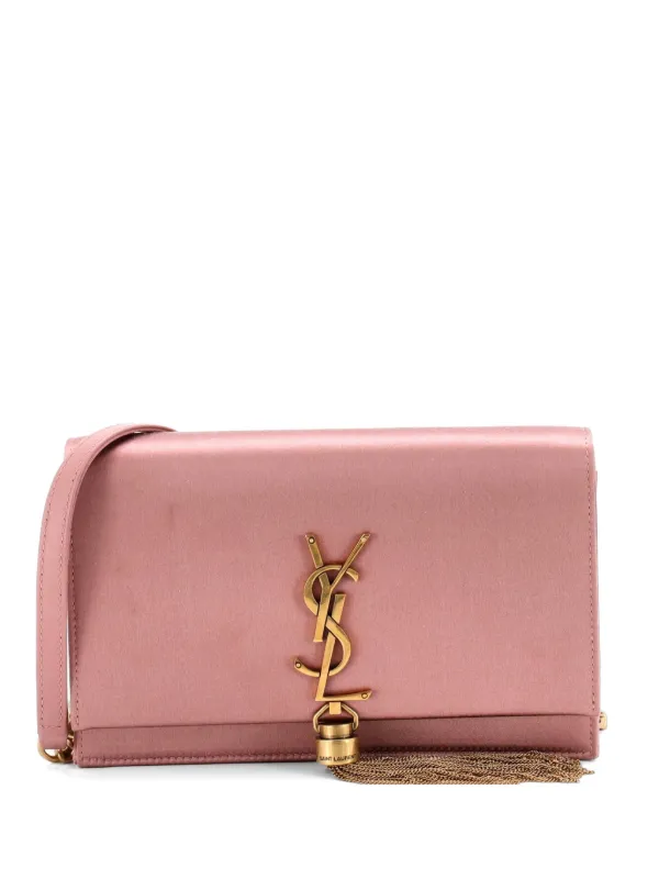 Saint Laurent Pre-Owned モノグラム チェーンウォレット | ピンク 