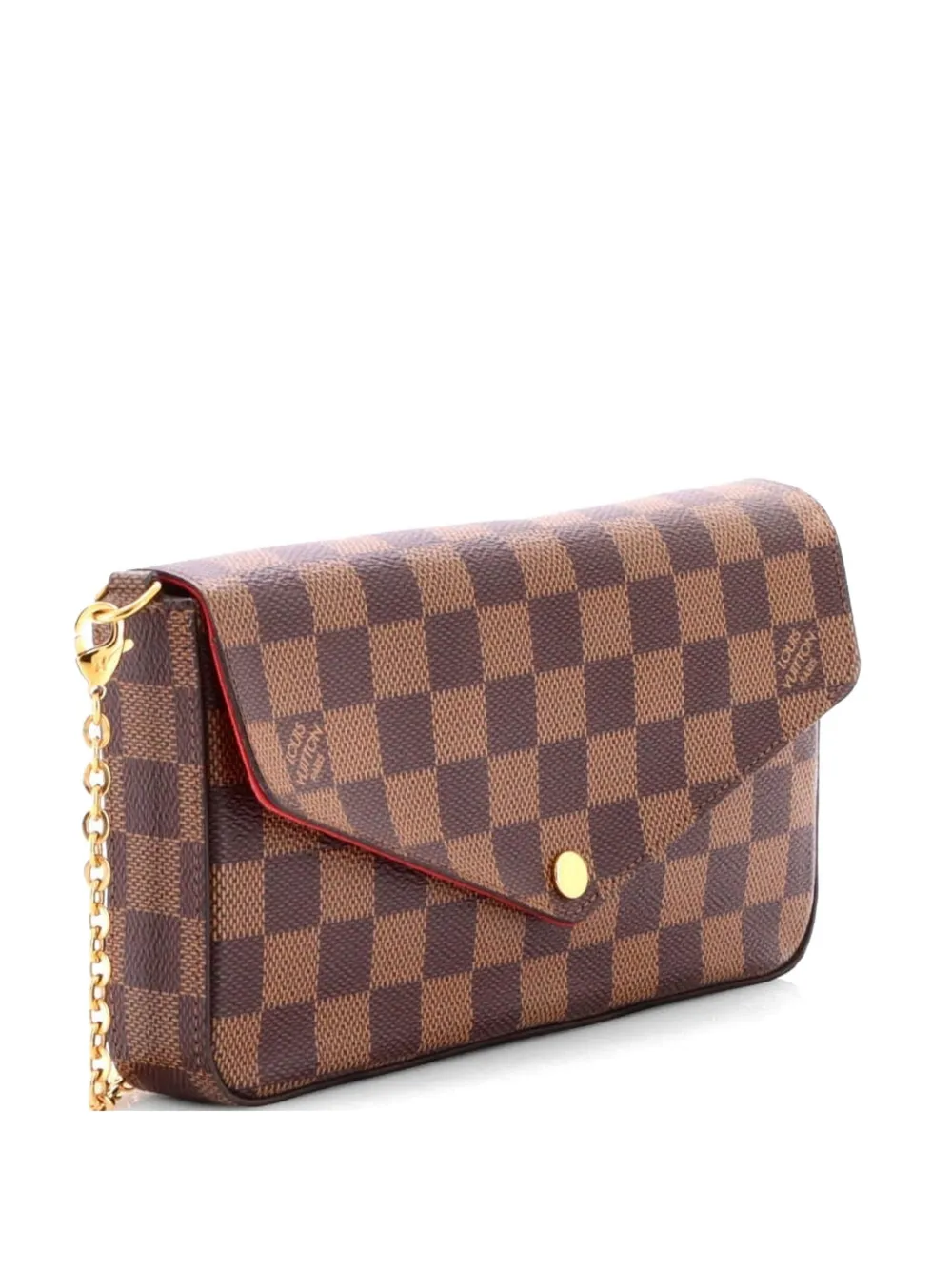 Louis Vuitton Pre-Owned Felicie Pochette Damier crossbody bag - Marrone