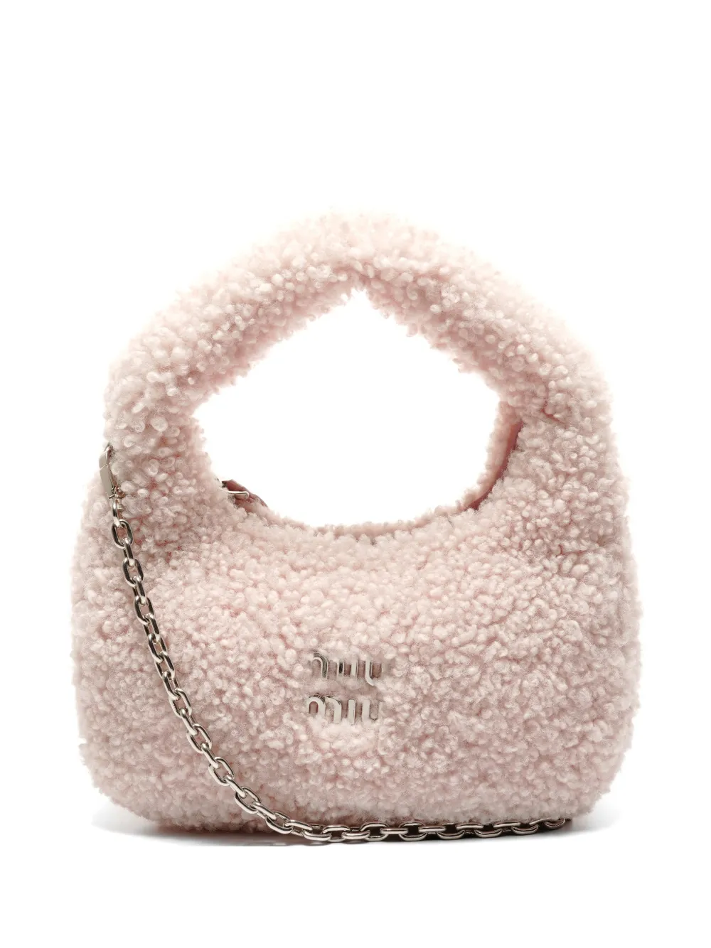Miu Miu Pre-Owned 2024 chain wool handbag - Rosa
