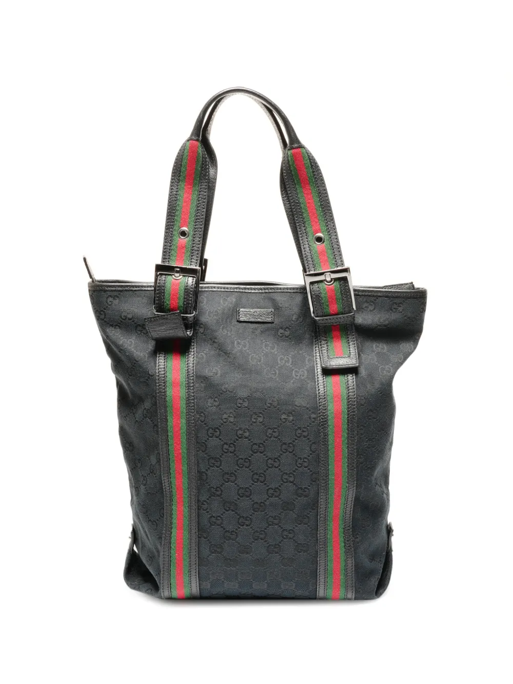 Gucci Pre-Owned 2000-2015 GG canvas tote bag - Nero