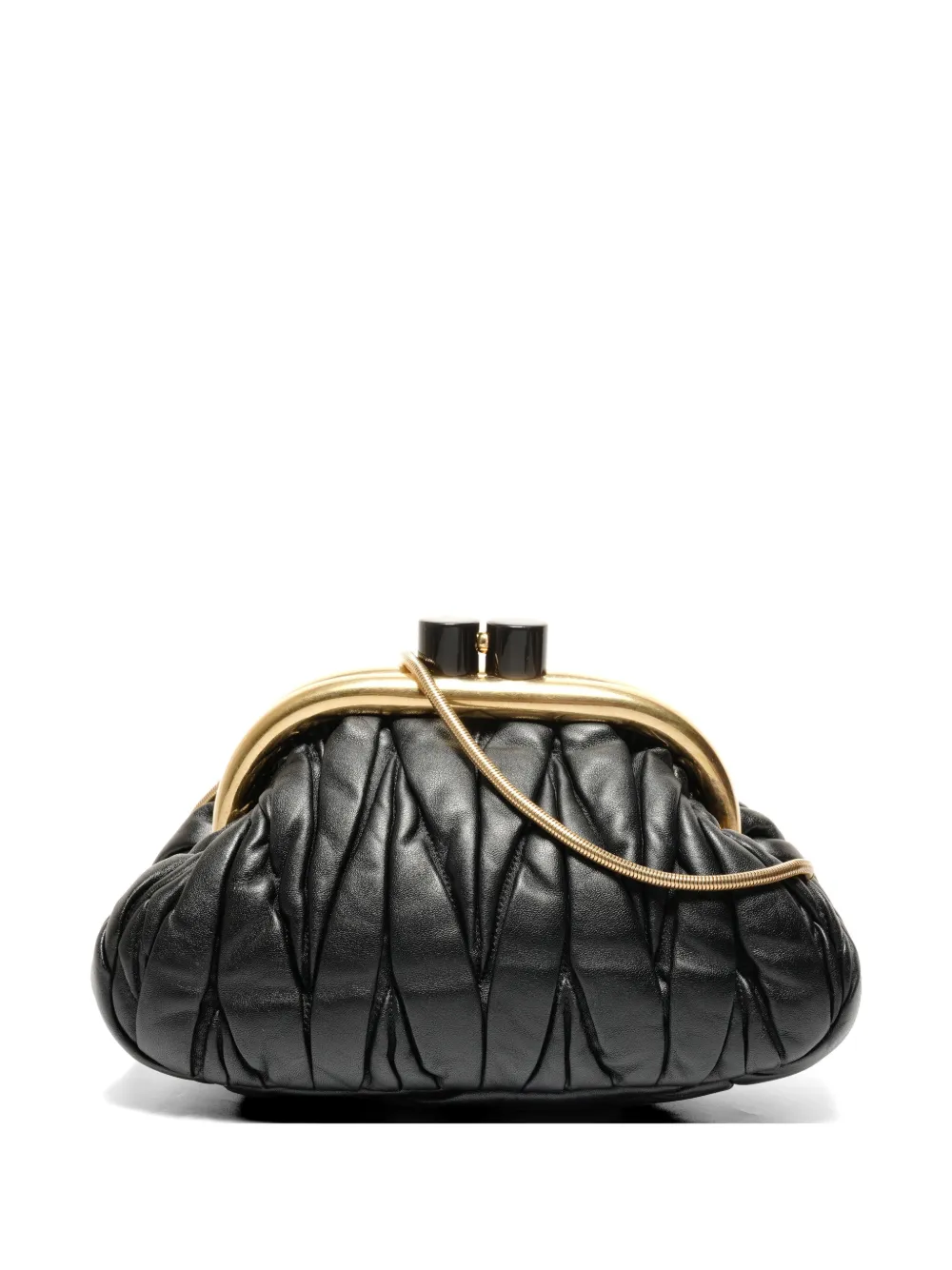 Miu Miu Pre-Owned Matelassé shoulder bag - Nero