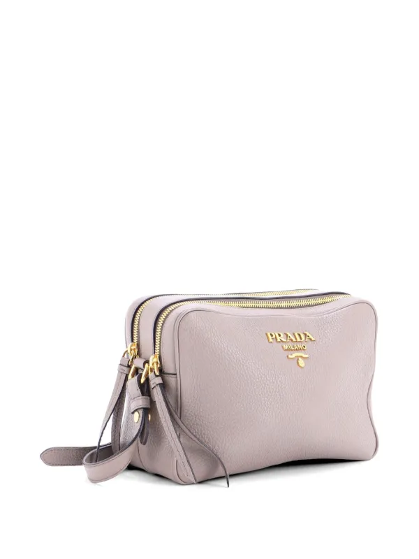 Prada Pre-Owned ダブルジップ カメラバッグ ヴィッテロフェニックス