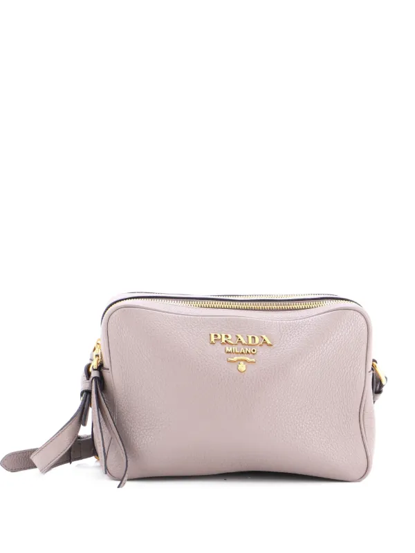 Prada Pre-Owned ダブルジップ カメラバッグ ヴィッテロフェニックス