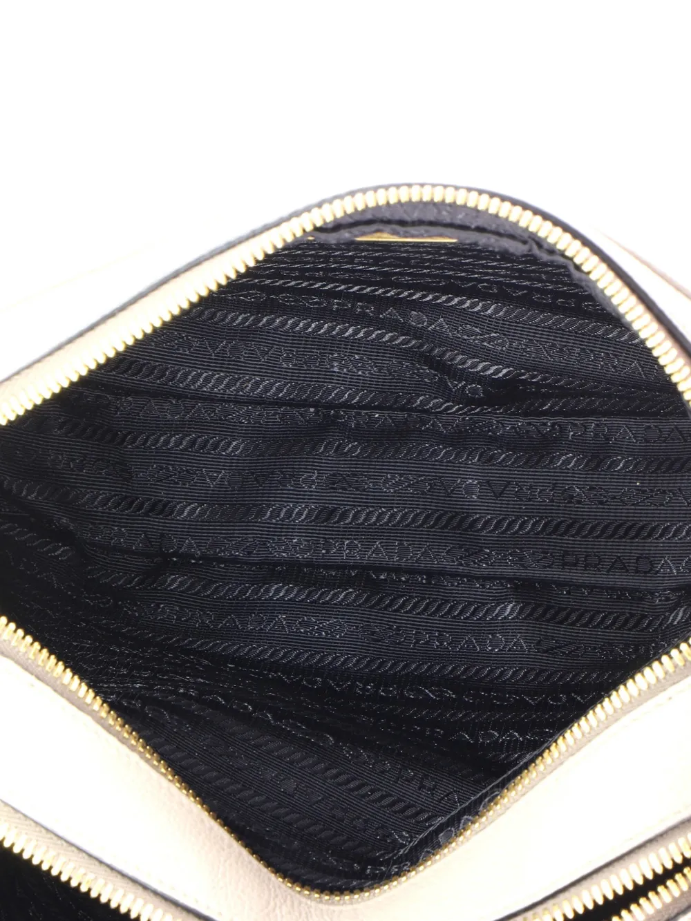 Prada Pre-Owned ダブルジップ カメラバッグ ヴィッテロフェニックス