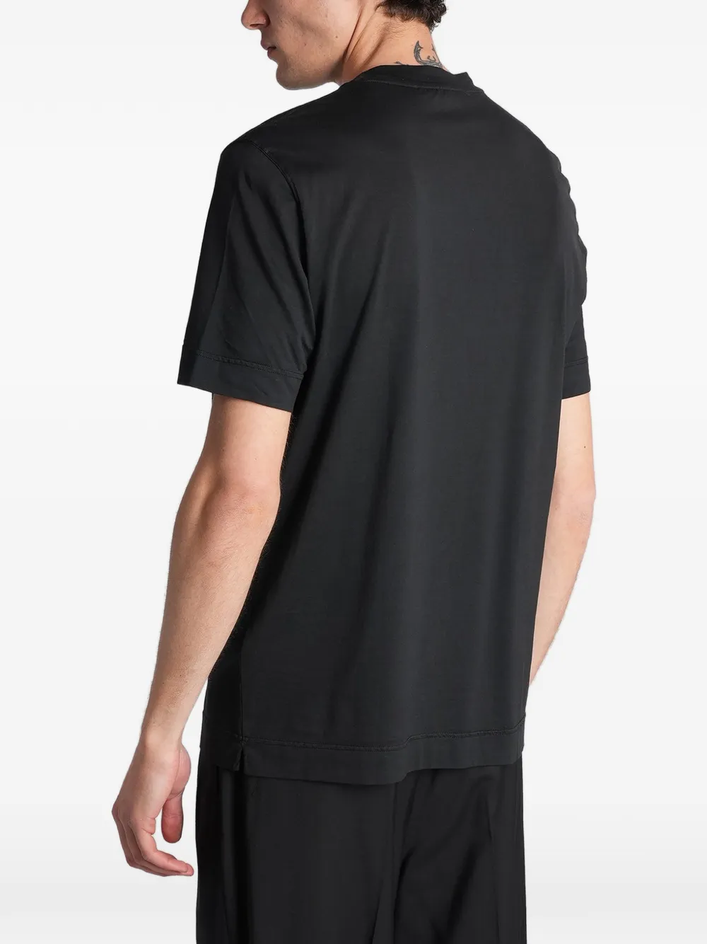 Tagliatore T-shirt met ronde hals Zwart