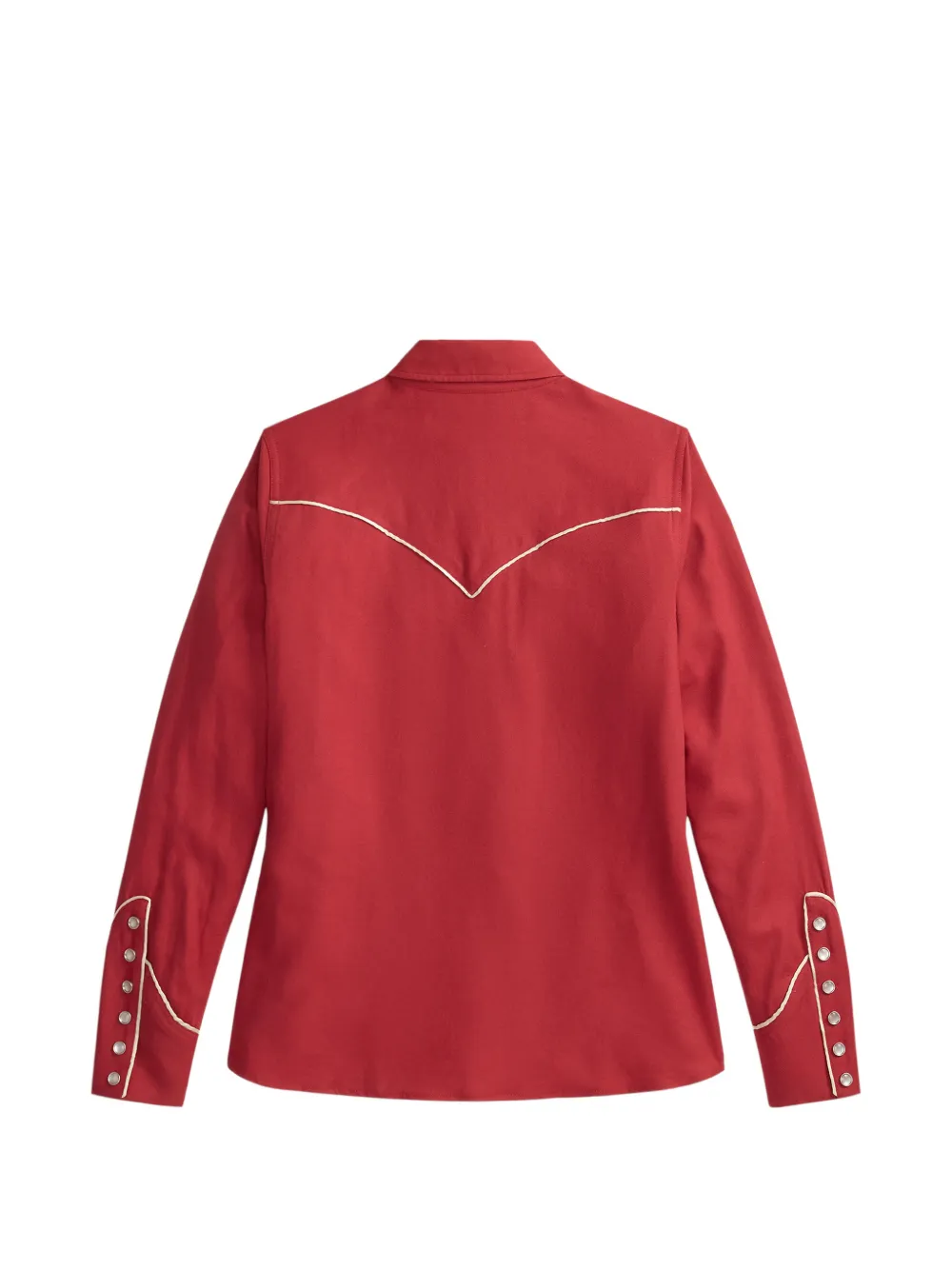 Ralph Lauren RRL Blouse met geborduurde bloemen Rood