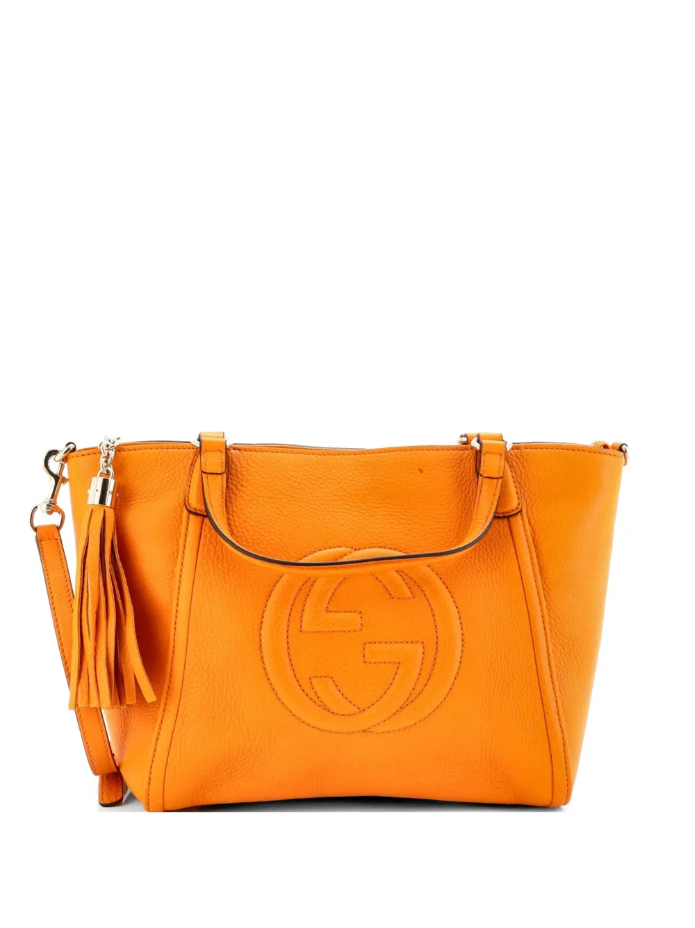 Gucci Pre-Owned Soho Convertible Top Handle Bag Leather Small satchel - Giallo