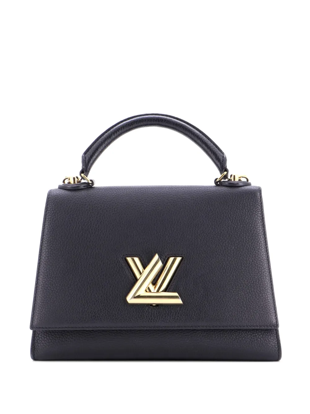 Louis Vuitton Pre-Owned Twist One Handle Bag Taurillon Leather MM satchel - Nero