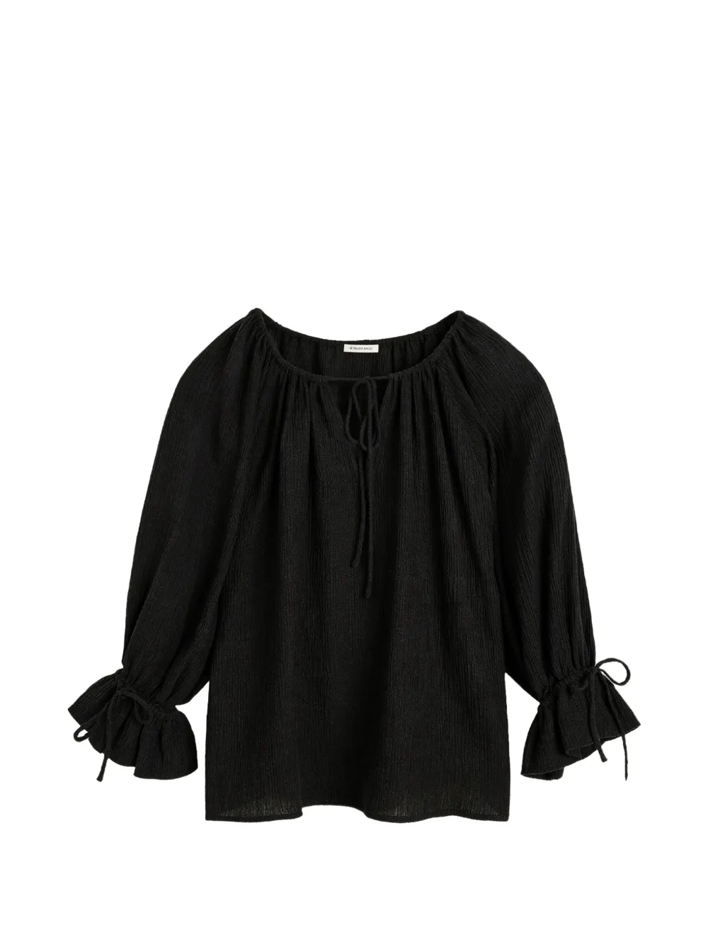 By Malene Birger Rose weave blouse - Nero