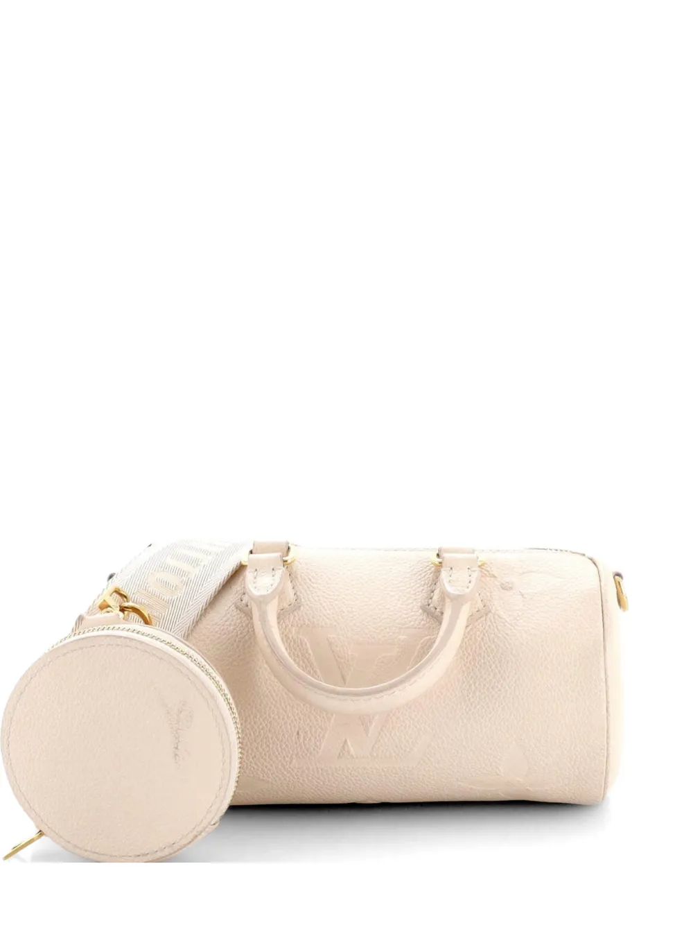 Louis Vuitton Pre-Owned Papillon Handbag Monogram Empreinte Giant BB satchel - Nude