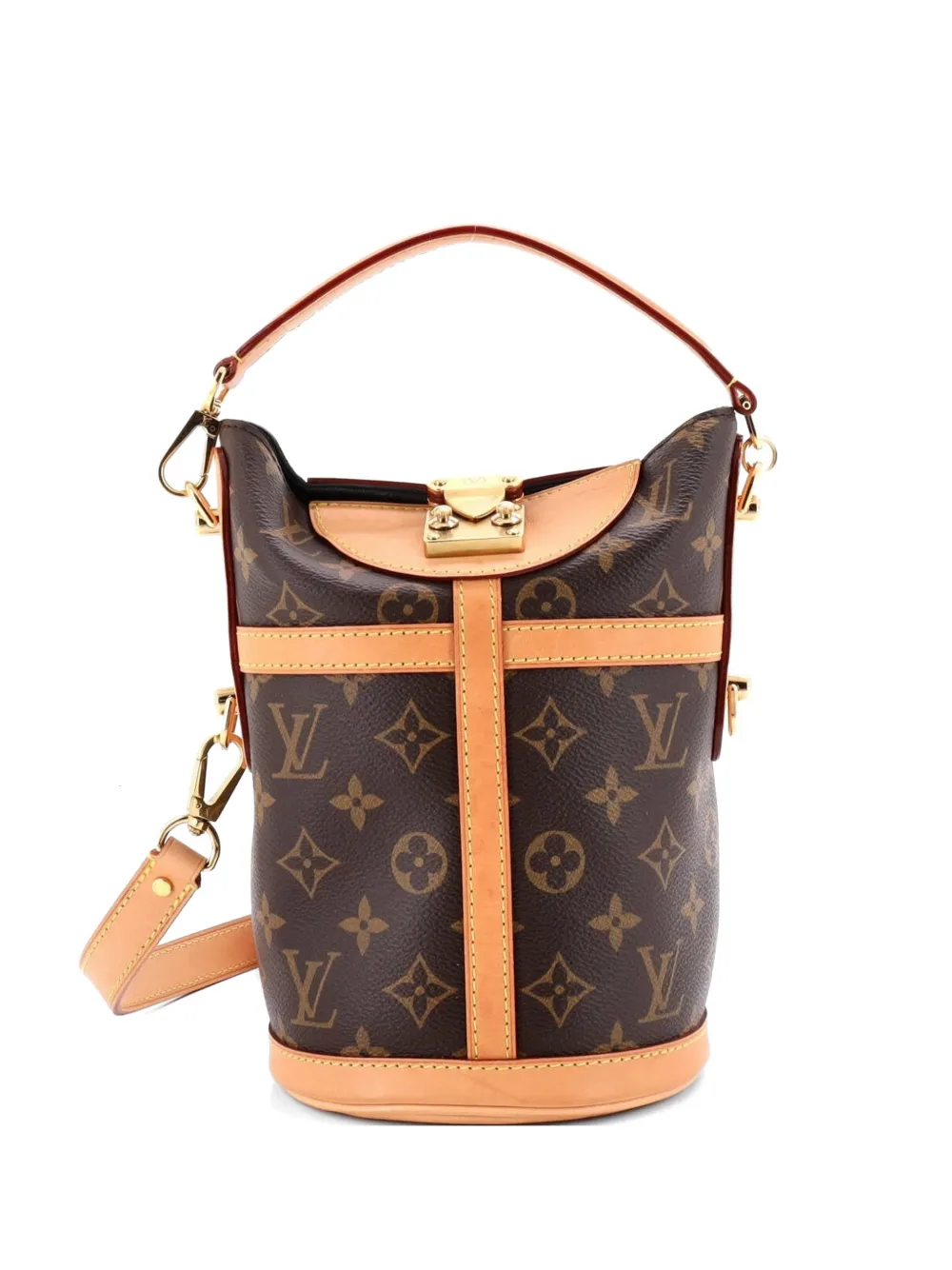 Louis Vuitton Pre-Owned Duffle Handbag Monogram Canvas bucket bag - Marrone