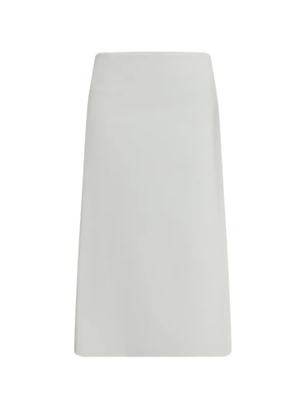 Rier Bonded Mid Skirt in White